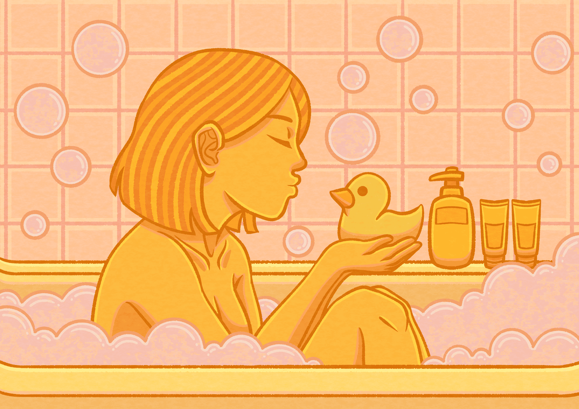 Rubber Duckie And Me - Digital Wall Art