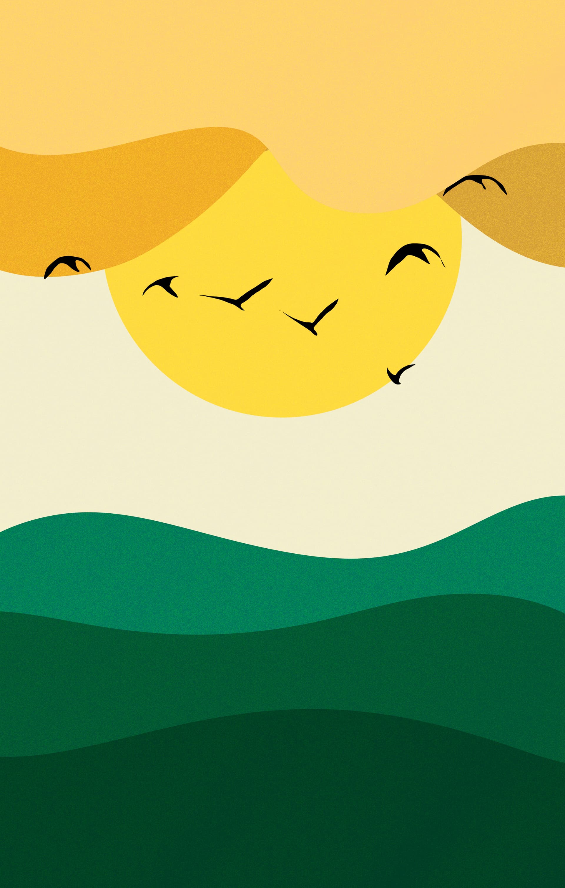 Safari Sunrise - Digital Wall Art