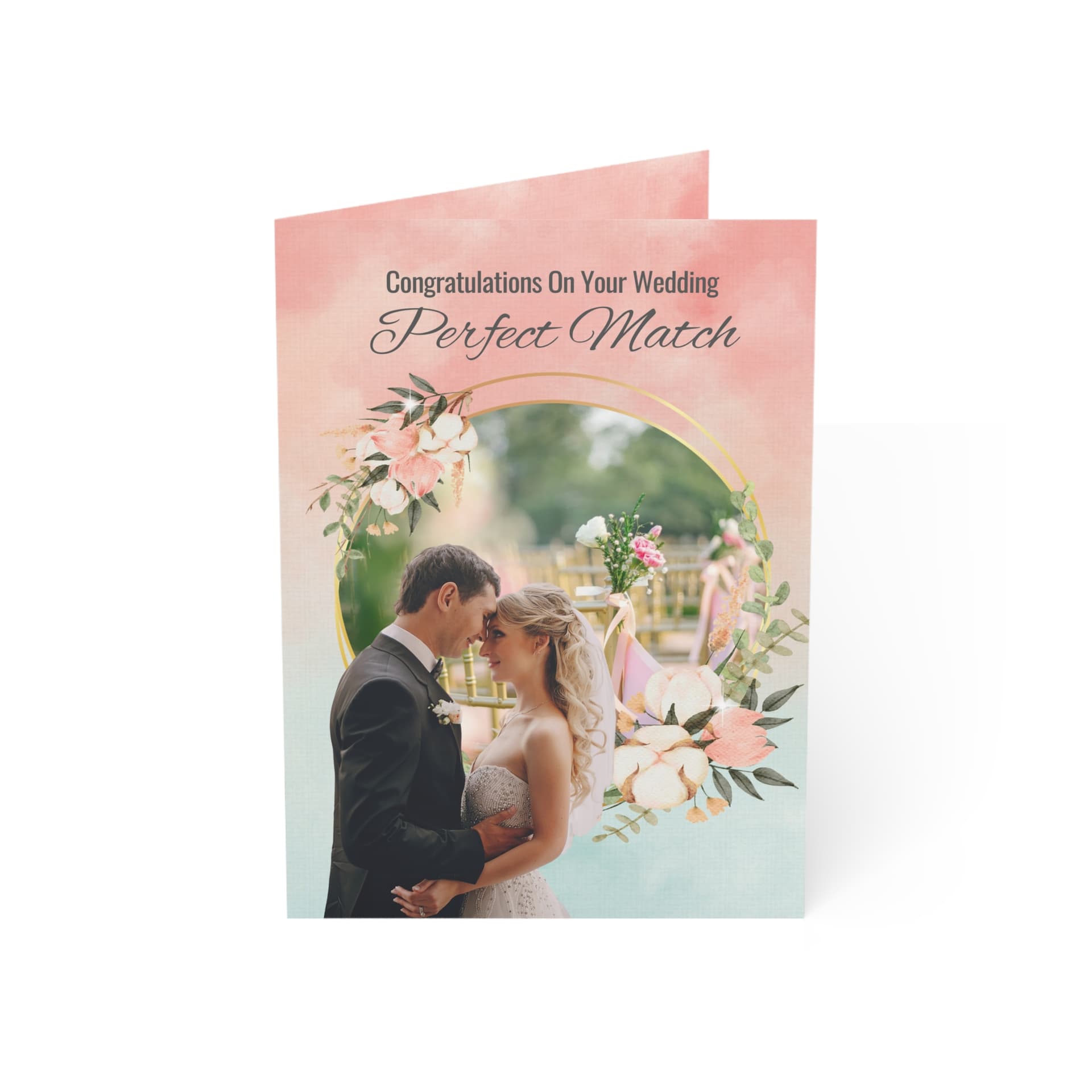 Perfect Match - Wedding Card