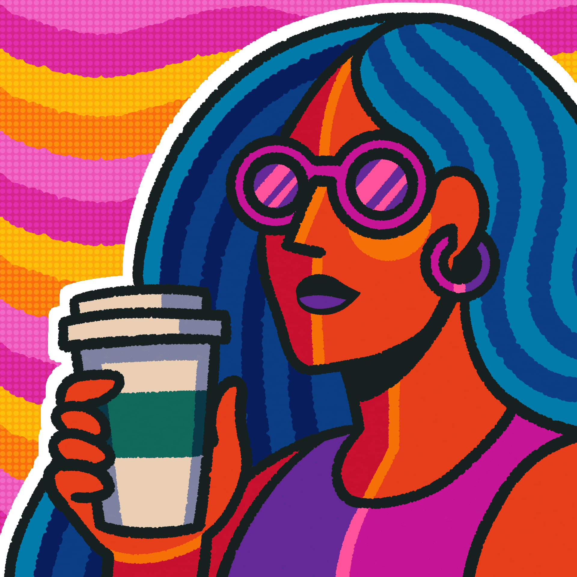 I Ordered A Coffee Today - Digital Wall Art