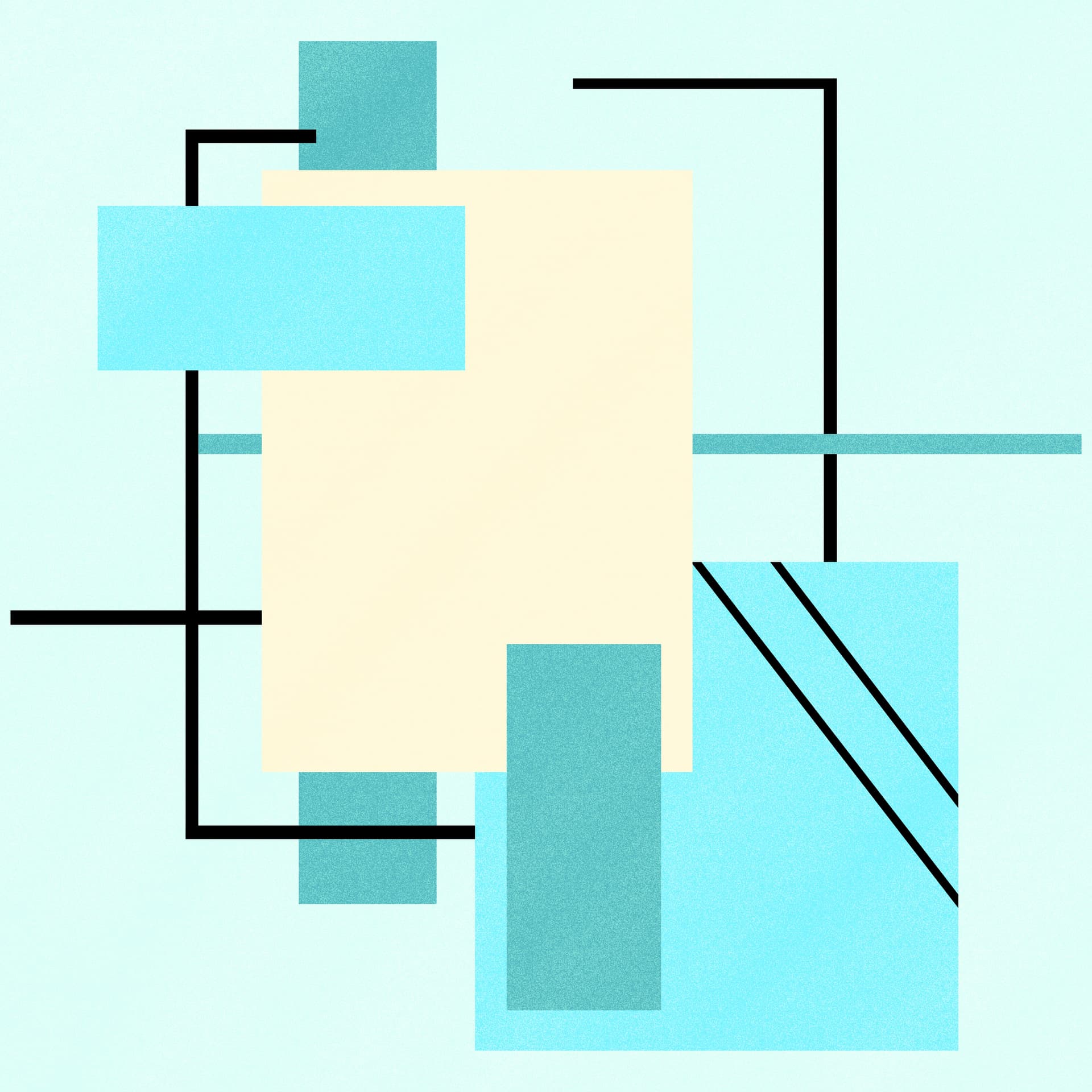 Between Corners - Digital Wall Art